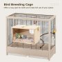 Ново Екологично Гнездо за Птици с Прозорец Дървена къщичка