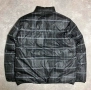 NIKE Двустранно пухено яке черно, карирано, дебело, , размер М, снимка 4