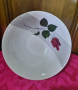 Голяма купа за салата с красива роза - от фин немски порцелан. Маркирана за произход - " Bavar, снимка 1 - Чинии - 36183183