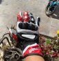 Нови! Мъжки/Дамски 4 сезонни кожени мото ръкавици за мотор от телешка кожа с протектори Ducati Дукат, снимка 2