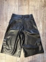 Нови кожени черни под колената елегантни панталони , снимка 5