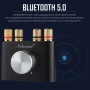 Nobsound Mini Bluetooth 5.0 Digital Power Amplifier – HiFi стерео усилвател 2×50W (черен), снимка 3
