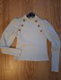 бяла блуза с копчета, снимка 1 - Блузи с дълъг ръкав и пуловери - 44568610