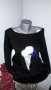Нов черен пуловер, снимка 1 - Блузи с дълъг ръкав и пуловери - 38619392