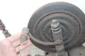 Стар чекрък за предене на вълна, снимка 7