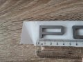 сребристи надписи Порше / Porsche, снимка 3