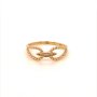 Златен дамски пръстен 1,57гр. размер:56 14кр. проба:585 модел:20051-2, снимка 1 - Пръстени - 42528665