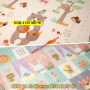 Сгъваемо детско килимче за игра, топлоизолиращо 180x200x1cm - модел мече и горски животни - КОД 4129, снимка 9