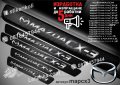 ПРАГОВЕ карбон MAZDA CX-3 фолио стикери mapcx3, снимка 1