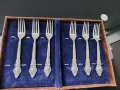 Винтидж сет от 6 броя вилици,
Руски прибори, красиви орнаменти 
, снимка 1