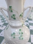 Belleek Ваза лира-арфа от Ирландия, снимка 4