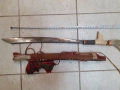 Стар екзотичен автентичен меч,сабя,ятаган,кортик, снимка 2