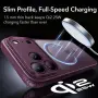 Калъф ESR за iPhone 18 Pro, iPhone 17 Pro - Deep Burgundy, Light Blue, снимка 10