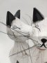 Котки дърворезба Индонезия ръчно изработени , снимка 4