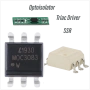 Оптотриак,модул EL357N,SSR smd,AQH2223,G3VM-62F,MOC3021,MOC3062,MOC3083,PC817,Triac Driver, снимка 1