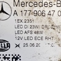 Фар ляв фарове LED HIGH PERFORMANCE за Мерцедес А177 Mercedes A-класа W177, снимка 7 - Части - 41703523