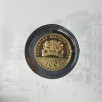 Златна монета 100 лева 2023 г 100 години Богословски факултет, снимка 2 - Нумизматика и бонистика - 42308916