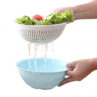 Пластмасова купа и гевгир за миене,21x9 cm, снимка 1 - Аксесоари за кухня - 34490634
