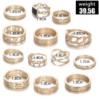 Дамски моден комплект бижута (пръстени) - 023, снимка 6 - Пръстени - 41728493