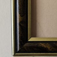 Картина Стар Брюксел  с Дървена Рамка/Маркировка , снимка 2 - Картини - 40388415