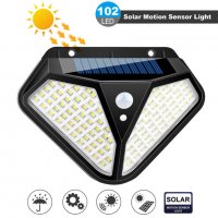 Промо! 2 броя 102 LED Соларна лампа с 3 режима на осветеност !, снимка 4 - Соларни лампи - 33853227