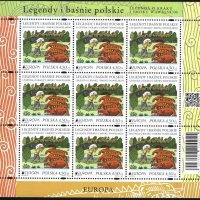 Чиста марка в малък лист Европа СЕПТ 2022 от Полша, снимка 1 - Филателия - 40368330