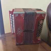 Стар руски акордеон/баян, снимка 2 - Антикварни и старинни предмети - 44463286