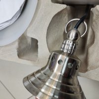 Нова Стоманена лампа Tchibo с тежест , снимка 4 - Лампи за таван - 40916755