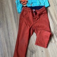 Лот от ризка и панталон за момченце H&M ! 86 р, снимка 2 - Комплекти за бебе - 35934598