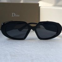 Dior 2023 дамски слънчеви 2 цвята черни кафяви, снимка 8 - Слънчеви и диоптрични очила - 40530506