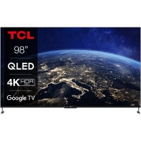 Телевизор TCL QLED 98C735, 98" (248 см), Smart Google TV, 4K Ultra HD, 100 Hz, Клас G, снимка 1 - Телевизори - 40505606