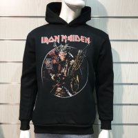 Нов мъжки суичър с дигитален печат на IRON MAIDEN - Senjutsu Samurai Eddie Snake Death, снимка 1 - Суичъри - 39500183