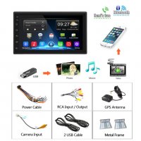 Мултимедия, плеър, Андроид, MP5, MP3, двоен дин 2, навигация, за кола, за автомобил, Android, екран, снимка 11 - Аксесоари и консумативи - 36031592