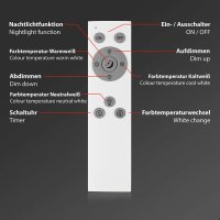 LED Панел, Таванно Осветление, Димируем (3000-6500K), 23W - BRILO, Briloner Leuchten!, снимка 4 - Лед осветление - 41511922