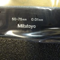 Микрометър резбомер Mitutoyo 126-127 (TMC-75) 50-75 mm, снимка 5 - Шублери - 41227044