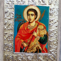 Икона на Свети Георги, снимка 4 - Икони - 36269023