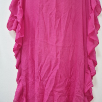 Плажна рокля с къдрички в свободна кройка, универсален размер., снимка 4 - Рокли - 44775052