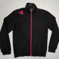 Adidas Woven Jacket оригинално яке S Адидас спортна ветровка, снимка 1 - Спортни дрехи, екипи - 39497191