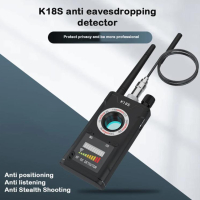 K18S Професионален Детектор за Камери GPS Сигнал Радио Тракер GSM Аудио Бъг 1MHz-8000MHz Магнитомер, снимка 11 - Комплекти за видеонаблюдение - 44668126
