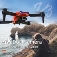 Сгъваем дрон DUAL 4K CAMERAS - Z68, снимка 3 - Дронове и аксесоари - 42431718
