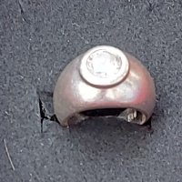 Много масивен сребърен пръстен проба 925 с циркон, снимка 10 - Пръстени - 44252959
