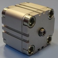 пневматичен цилиндър Festo AEVU-63-25-P-A compact air cylinder, снимка 5 - Резервни части за машини - 40528383