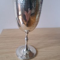 Сребърна чаша 925 англия , сребърен бокал, снимка 7 - Антикварни и старинни предмети - 39968760