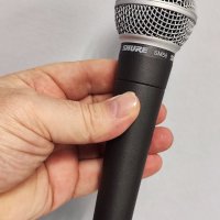 Shure SM58-LCE Cardioid Dynamic Microphone - Динамичен Про Микрофон /КАТО НОВ - ОРИГИНАЛ/, снимка 3 - Микрофони - 38090861