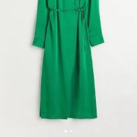 Разкошна дамска сатенена рокля H&M, снимка 1 - Рокли - 40559666