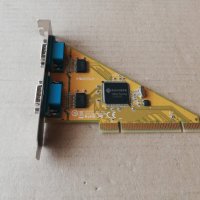 PCI to 2 Serial Ports Expansion Card SUNIX SER5037T, снимка 5 - Други - 38706516