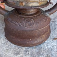 Стар немски газен фенер лампа, снимка 6 - Антикварни и старинни предмети - 42063387