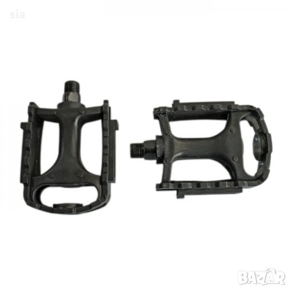Педали за велосипед, черни, 2бр, снимка 1