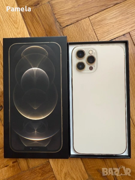 iphone 12 pro max 256gb gold, снимка 1