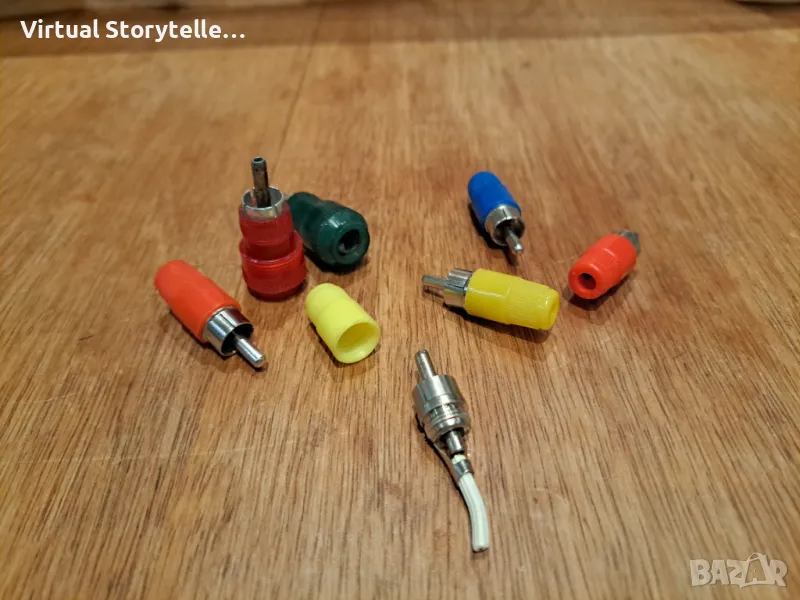 Стари аудио RCA терминали, снимка 1